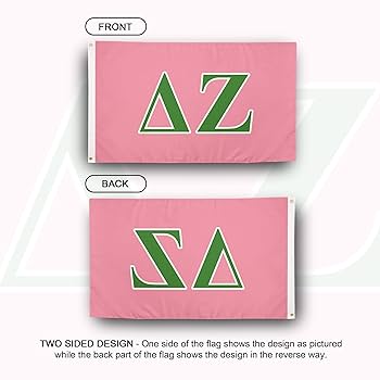 Amazon.com : Desert Cactus Delta Zeta Flag letter Sorority